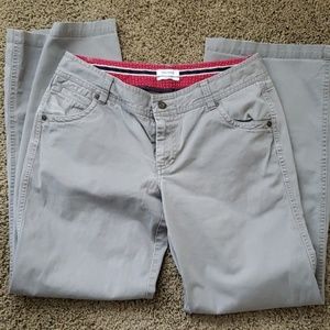 Dockers Favorite Fit Gray Pants, wide leg. Size 8